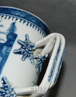 Poignées De Grande Sangle De Tasse De Porcelaine De Modèle Nankin Grand Exportation Chinoise D'exportation