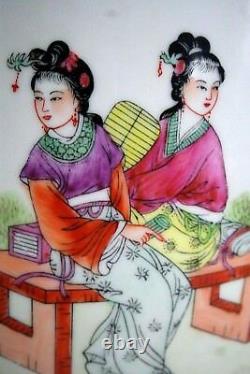 Porcelaine Chinoise Famille Rose Or Orange Grand Planteur / Kangxi