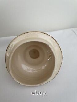Rare Grand Vieux Pot De Gingembre Peint À La Main Par Jc V Hunnik