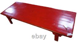 Rare Table Basse Chinoise laquée de grande taille et ancienne