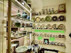 Très Grand Porcelaine Chinoise Antique Baluster Vase Famille Rose Pousse Tôt 20èmec