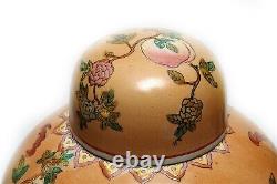 Un Grand Ancien Pot Chinois De Porcelaine En Polychrome MID 20ème Siècle
