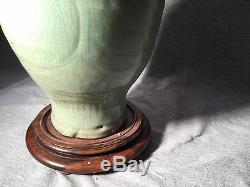 Un Grand Vase Chinois Longquan Yen Yen Dynastie Ming