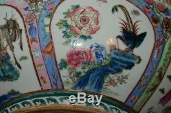Une Très Rare Et Grande Porcelaine Chinoise Du 19ème Siècle Jardinière / Planteur