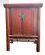 V Grand Cabinet De Mariage Oriental Chinois Rouge Antique, Tiroirs D’armoire De Stockage