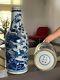 Vase De Couleur Bleue Et Blanche Chinoise (1 Paire) 16 (h) #md394