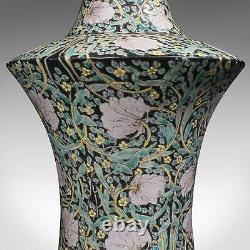 Vase De Fleurs Vintage, Oriental, Céramique, Urne Décorative, Art Déco, C. 1950