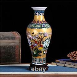 Vase De Sol En Céramique Jingdezhen Large Fishtail, Vase De Fleur Fait À La Main