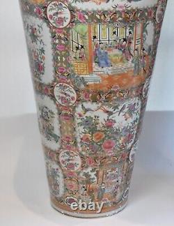 Vase Famille Rose chinoise, Grand vase chinois extra large, Grand vase