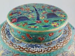 Vase Kangix 1662-1722 Grand Pot Chinois En Porcelaine Clobé Au 17e Siècle