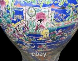 Vase de sol chinois antique de grande taille, livraison disponible