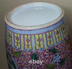 Vases larges en porcelaine chinoise ancienne, XIXe-XXe siècle