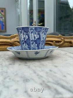 Vung Tau Cargo Large Tea Bowl Et Saucer. Période Kangxi Vers 1690. Voir Youtube